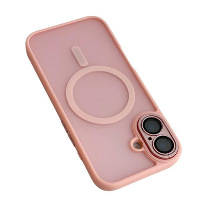 WANLONFENG Skin-feel Magnetic PC Hybrid TPU Phone Case with Screen Protector, For iPhone 16, For iPhone 15 Pro Max, For iPhone 15 Pro, For iPhone 15
