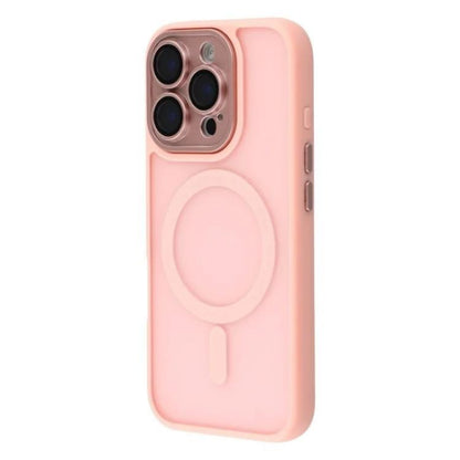 WANLONFENG Skin-feel Magnetic PC Hybrid TPU Phone Case with Screen Protector, For iPhone 13 Pro, For iPhone 13