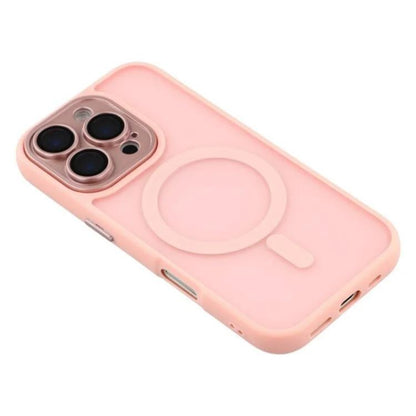 WANLONFENG Skin-feel Magnetic PC Hybrid TPU Phone Case with Screen Protector, For iPhone 13 Pro, For iPhone 13