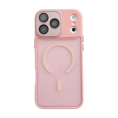 WANLONFENG Skin-feel Magnetic PC Hybrid TPU Phone Case with Screen Protector, For iPhone 18 Pro, For iPhone 18 Pro Max, For iPhone 17 Pro Max, For iPhone 17 Pro