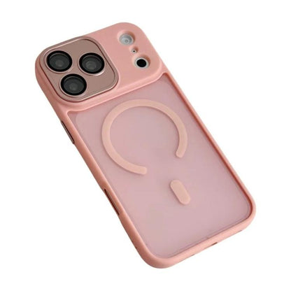 WANLONFENG Skin-feel Magnetic PC Hybrid TPU Phone Case with Screen Protector, For iPhone 18 Pro, For iPhone 18 Pro Max, For iPhone 17 Pro Max, For iPhone 17 Pro