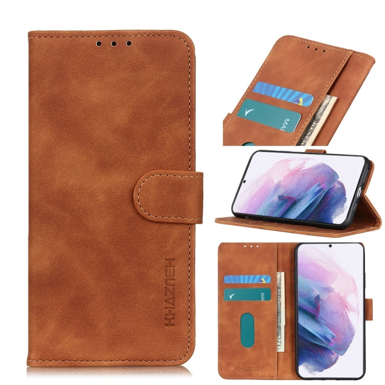 KHAZNEH Retro Texture PU + TPU Horizontal Flip Leather Case with Holder & Card Slots & Wallet, For Huawei Nova 8 SE, For Samsung Galaxy S21 5G, For Samsung Galaxy S21 Plus 5G, For Samsung Galaxy S30 Ultra, For Samsung Galaxy S21 Ultra 5G