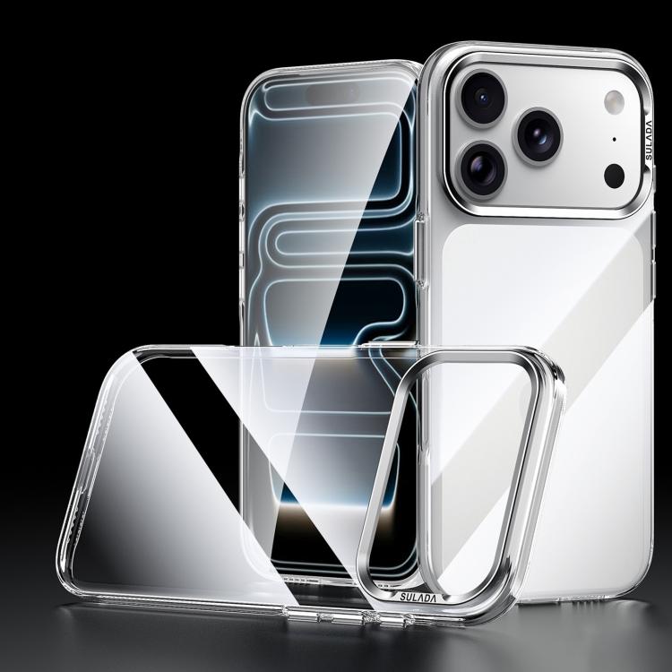 SULADA Crystal Series Clear PC Phone Case, For iPhone 18 Pro, For iPhone 18 Pro Max, For iPhone 17 Pro Max, For iPhone 17 Pro, For iPhone 17