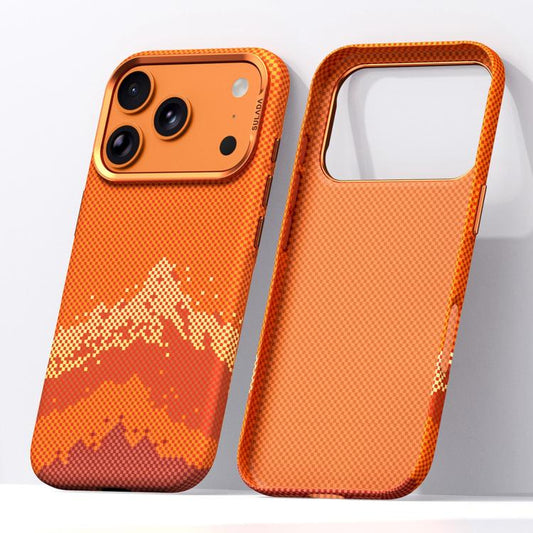 SULADA Kevlar Pixel Grid Texture Skin Feel Phone Case, For iPhone 18 Pro, For iPhone 18 Pro Max, For iPhone 17 Pro Max, For iPhone 17 Pro, For iPhone 17
