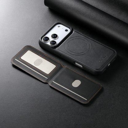 ESEBLE E6 Vegan Leather Detachable Card Holder Magnetic RFID Phone Case, For iPhone 18 Pro / 17 Pro, For iPhone 18 Pro Max / 17 Pro Max, For iPhone 17, For iPhone Air, For iPhone 16 Pro Max, For iPhone 16 Pro