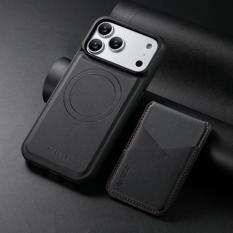 ESEBLE E6 Vegan Leather Detachable Card Holder Magnetic RFID Phone Case, For iPhone 16 Plus, For iPhone 16, For iPhone 15 Pro Max, For iPhone 15 Pro, For iPhone 15 Plus / 14 Plus, For iPhone 15