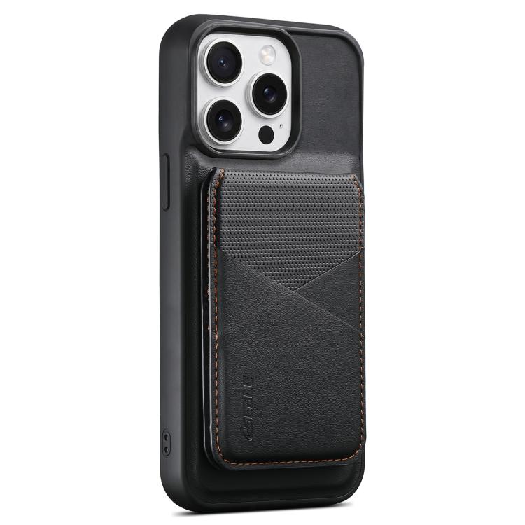 ESEBLE E6 Vegan Leather Detachable Card Holder Magnetic RFID Phone Case, For iPhone 14 / 13, For iPhone 14 Pro, For iPhone 14 Pro Max, For iPhone 13 Pro Max, For iPhone 13 Pro