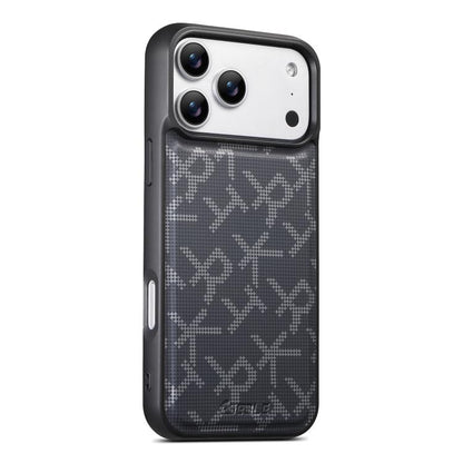 ESEBLE E5 Letter Pattern Detachable Card Holder Magnetic RFID Phone Case, For iPhone 18 Pro / 17 Pro, For iPhone 18 Pro Max / 17 Pro Max, For iPhone 17, For iPhone 16 Pro Max, For iPhone 16 Pro, For iPhone 16