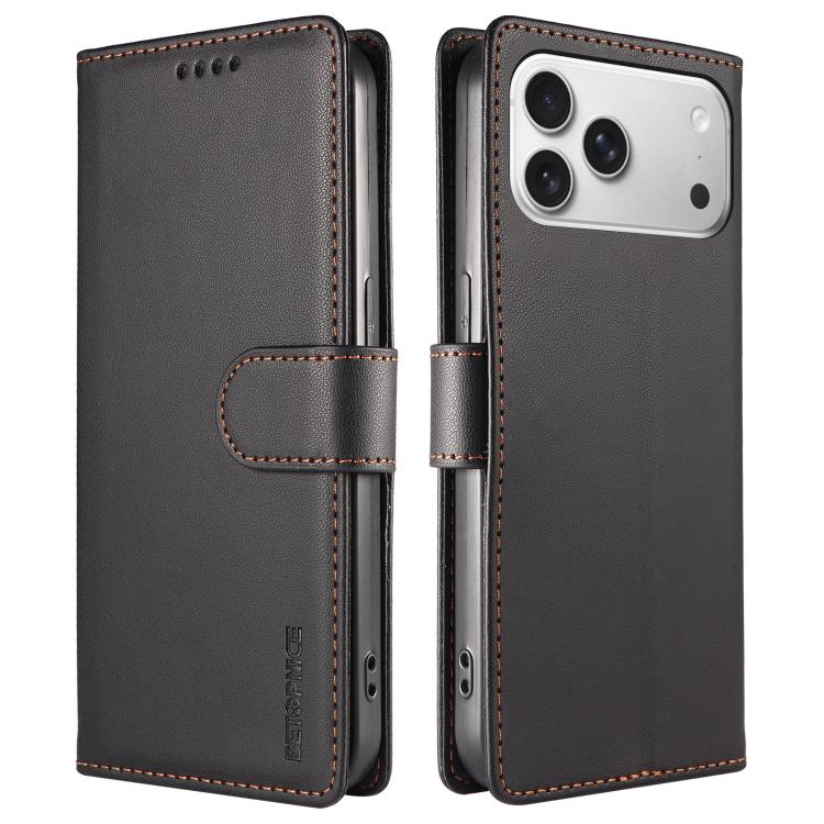 BETOPNICE Pearlescent RFID Vegan Leather Phone Case with Strap, For iPhone 17 Pro Max, For iPhone 17 Pro, For iPhone 17, For iPhone Air