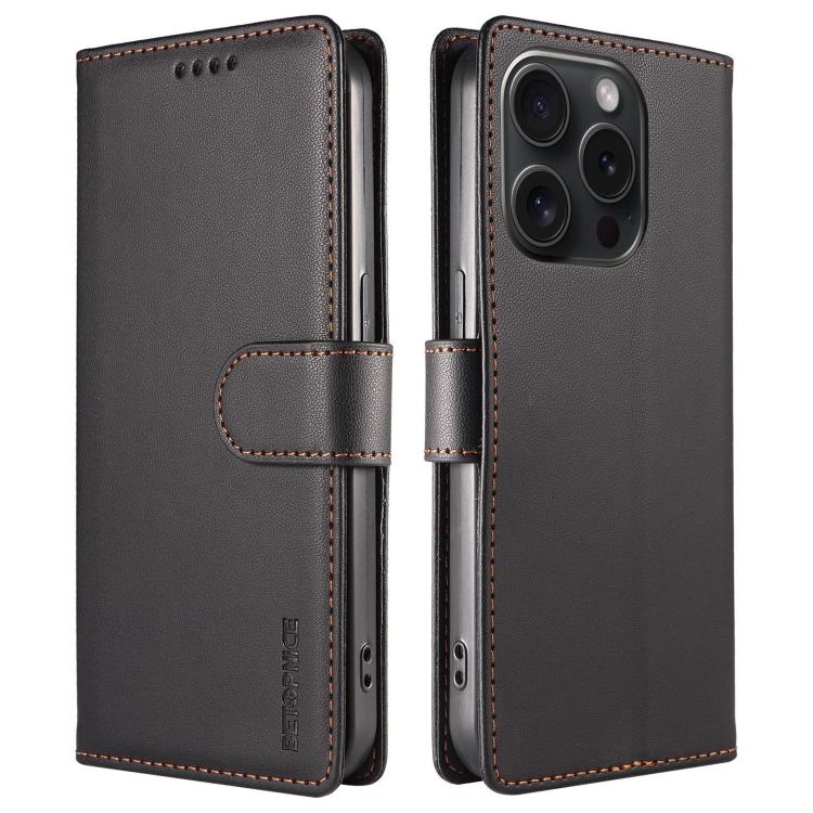 BETOPNICE Pearlescent RFID Vegan Leather Phone Case with Strap, For iPhone 15 Pro Max, For iPhone 15 Pro, For iPhone 15 Plus, For iPhone 15