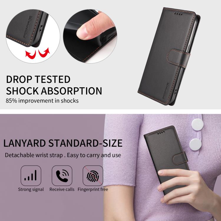 BETOPNICE Pearlescent RFID Vegan Leather Phone Case with Strap, For iPhone 11 Pro Max, For iPhone 11, For iPhone XR, For iPhone XS Max