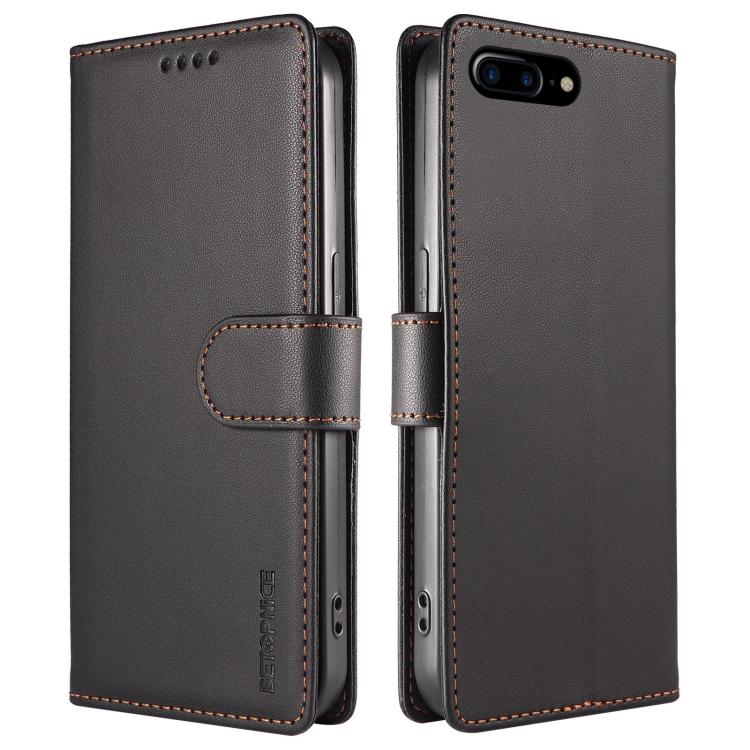 BETOPNICE Pearlescent RFID Vegan Leather Phone Case with Strap, For iPhone 8 Plus / 7 Plus