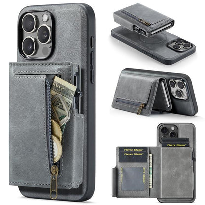 Fierre Shann Oil Wax Vegan Leather Magnetic Card Holder Back Phone Case, For iPhone 16, For iPhone 15 Pro Max, For iPhone 15 Pro, For iPhone 15 Plus / 14 Plus