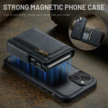 Fierre Shann Oil Wax Vegan Leather Magnetic Card Holder Back Phone Case, For iPhone 15, For iPhone 14 / 13, For iPhone 14 Pro, For iPhone 14 Pro Max