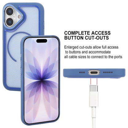 GEBEI Skin Feel Starry Dot Magnetic Phone Case, For iPhone 17