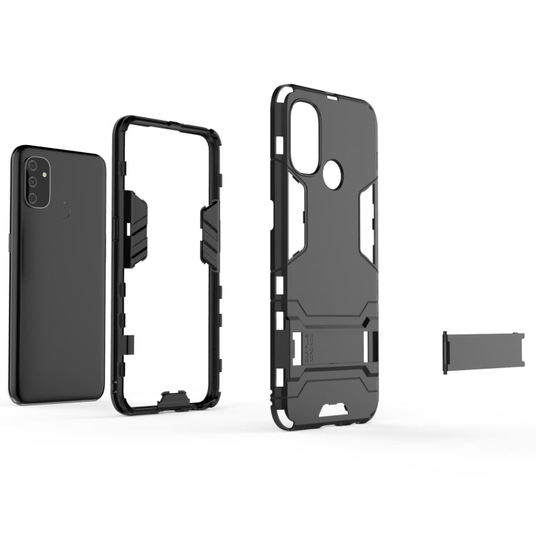 Shockproof PC + TPU Protective Case with Hidden Holder, For OnePlus Nord N100, For OPPO A15, For Huawei nova 8 SE, For Samsung Galaxy S21+ 5G, For Samsung Galaxy S21 Ultra 5G, For OnePlus Nord N10 5G, For Samsung Galaxy S21 5G