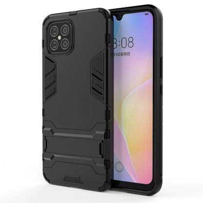 Shockproof PC + TPU Protective Case with Hidden Holder
