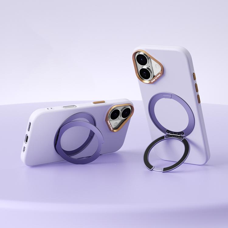 ABEEL Lightweight Zero Skin Feel Magnetic PC Phone Case with Holder, For iPhone 17, For iPhone 16 Pro Max, For iPhone 16 Pro, For iPhone 16