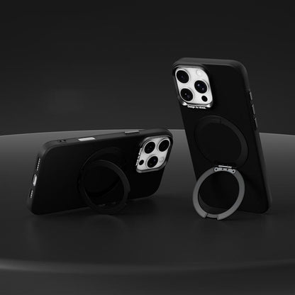 ABEEL Lightweight Zero Skin Feel Magnetic PC Phone Case with Holder, For iPhone 17, For iPhone 16 Pro Max, For iPhone 16 Pro, For iPhone 16