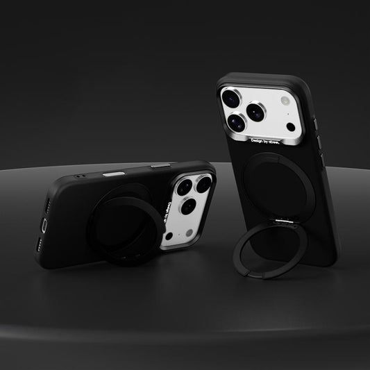 ABEEL Lightweight Zero Skin Feel Magnetic PC Phone Case with Holder, For iPhone 18 Pro, For iPhone 18 Pro Max, For iPhone 17 Pro Max, For iPhone 17 Pro