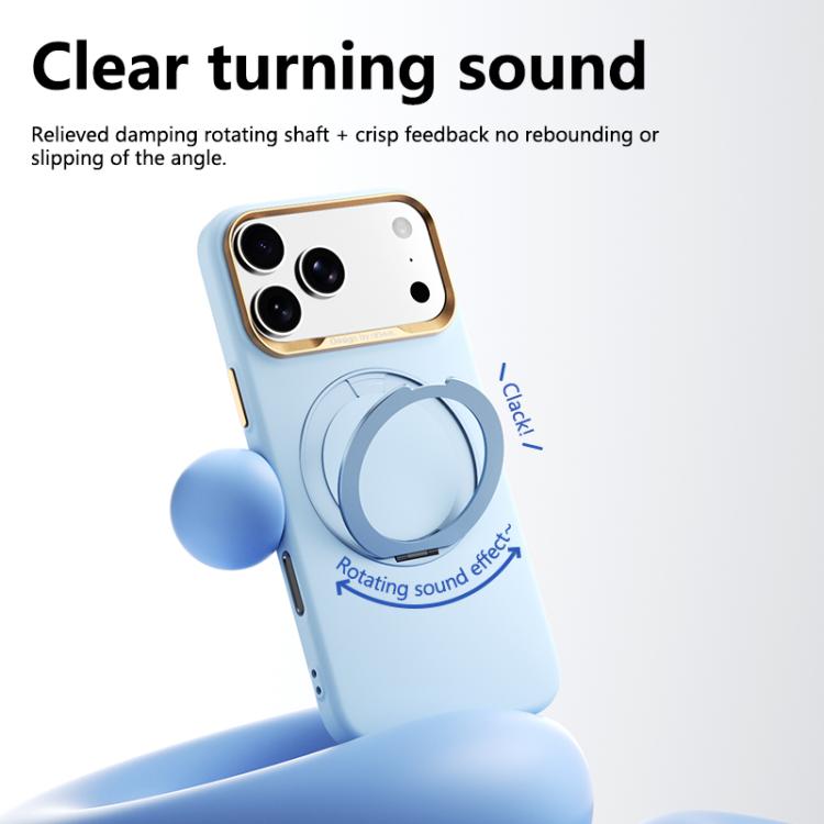 ABEEL Lightweight Zero Skin Feel Magnetic PC Phone Case with Holder, For iPhone 18 Pro, For iPhone 18 Pro Max, For iPhone 17 Pro Max, For iPhone 17 Pro