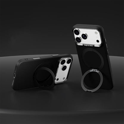 ABEEL Lightweight Zero Skin Feel Magnetic PC Phone Case with Holder, For iPhone 18 Pro, For iPhone 18 Pro Max, For iPhone 17 Pro Max, For iPhone 17 Pro