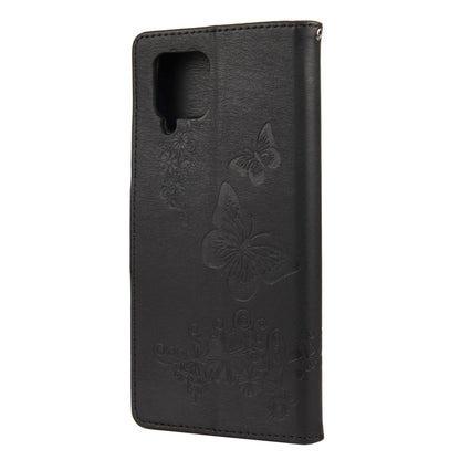 Butterflies Embossing Horizontal Flip Leather Case with Holder & Card Slots & Wallet