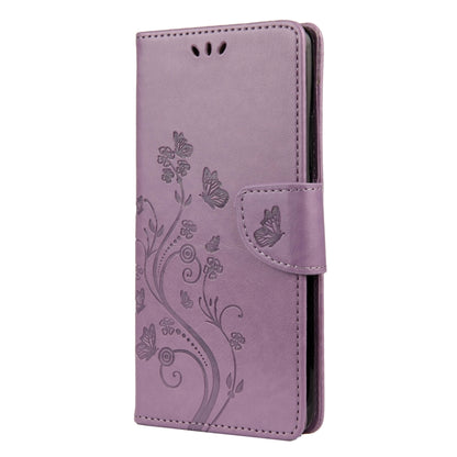 Butterfly Flower Pattern Horizontal Flip Leather Case with Holder & Card Slots & Wallet