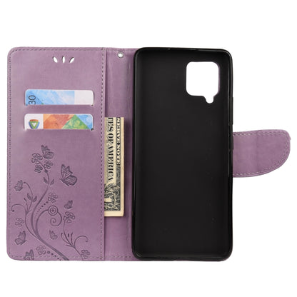 Butterfly Flower Pattern Horizontal Flip Leather Case with Holder & Card Slots & Wallet