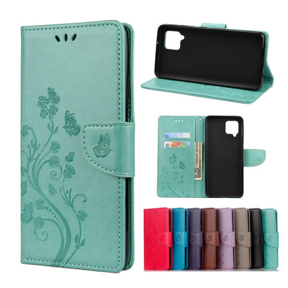 Butterfly Flower Pattern Horizontal Flip Leather Case with Holder & Card Slots & Wallet