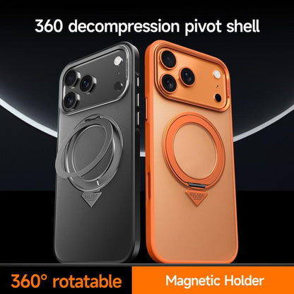 SULADA 360 Degree Rotation Holder Frosted Magnetic Phone Case, For iPhone 18 Pro / 17 Pro, For iPhone 18 Pro Max / 17 Pro Max, For iPhone 17