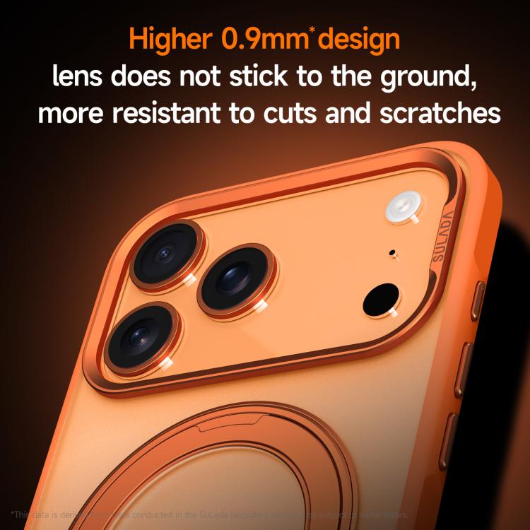 SULADA 360 Degree Rotation Holder Frosted Magnetic Phone Case, For iPhone 18 Pro / 17 Pro, For iPhone 18 Pro Max / 17 Pro Max, For iPhone 17