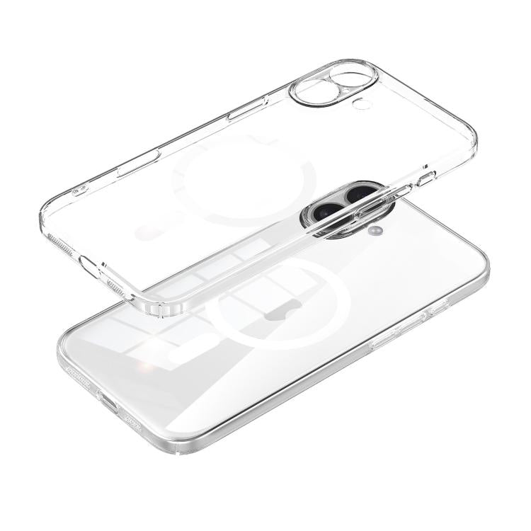 SULADA Crystal-Coated Clear Magnetic PC Hybrid TPU Phone Case, For iPhone 18 Pro, For iPhone 18 Pro Max, For iPhone 17 Pro Max, For iPhone 17 Pro, For iPhone 17, For iPhone Air