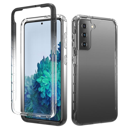 Shockproof  High Transparency Two-color Gradual Change PC+TPU Candy Colors Protective Case, For Samsung Galaxy S21 5G