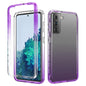 Shockproof  High Transparency Two-color Gradual Change PC+TPU Candy Colors Protective Case, For Samsung Galaxy S21 5G