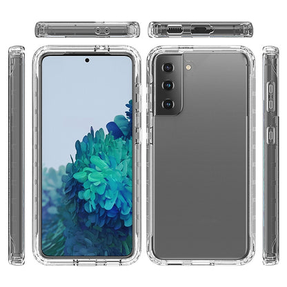 Shockproof  High Transparency Two-color Gradual Change PC+TPU Candy Colors Protective Case, For Samsung Galaxy S21 5G