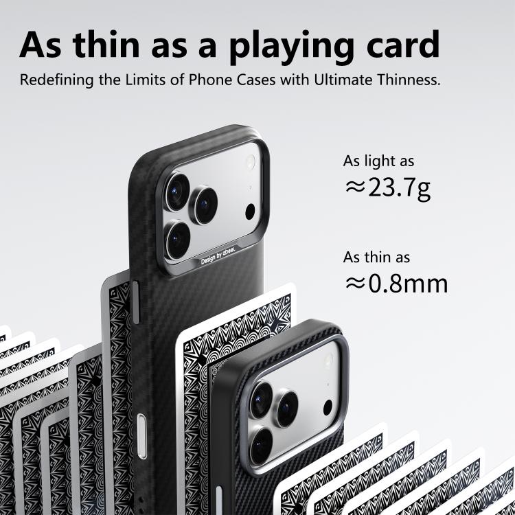ABEEL Lightweight Zero Feel Series Lyocell Fiber Water Adhesive Magnetic Phone Case, For iPhone 17, For iPhone 16 Pro Max, For iPhone 16 Pro, For iPhone 16
