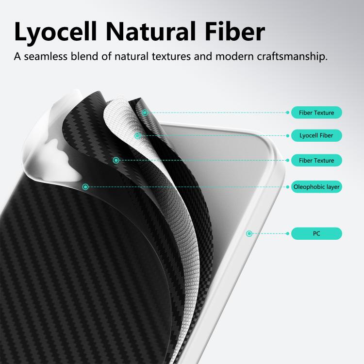 ABEEL Lightweight Zero Feel Series Lyocell Fiber Water Adhesive Magnetic Phone Case, For iPhone 17, For iPhone 16 Pro Max, For iPhone 16 Pro, For iPhone 16