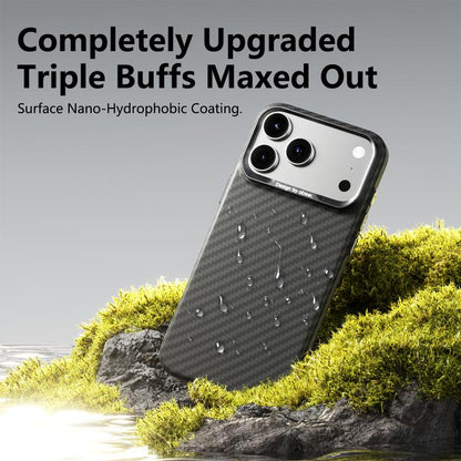 ABEEL Lightweight Zero Feel Series Lyocell Fiber Water Adhesive Magnetic Phone Case, For iPhone 17, For iPhone 16 Pro Max, For iPhone 16 Pro, For iPhone 16