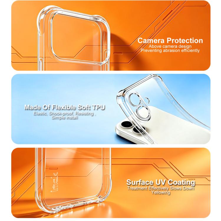 imak Magnetic Shockproof Airbag TPU Phone Case, For iPhone 18 Pro, For iPhone 18 Pro Max, For iPhone 17