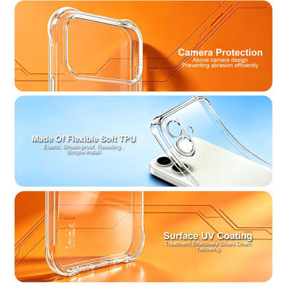 imak Magnetic Shockproof Airbag TPU Phone Case, For iPhone 18 Pro, For iPhone 18 Pro Max, For iPhone 17