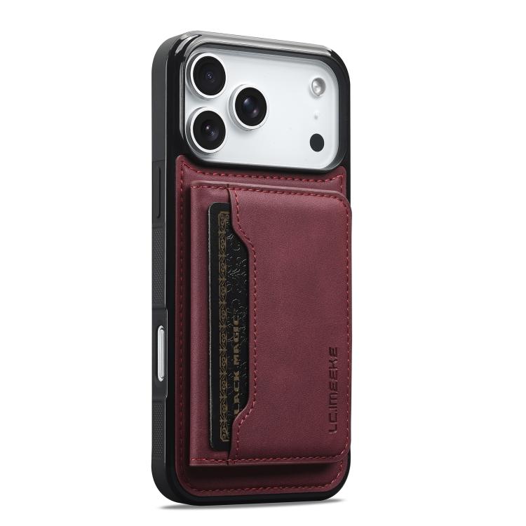 LC.IMEEKE L7 Series RFID Card Bag Magnetic Phone Case, For iPhone 18 Pro / 17 Pro, For iPhone 18 Pro Max / 17 Pro Max, For iPhone 17e / 16e, For iPhone 17