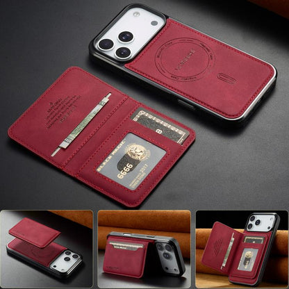 LC.IMEEKE L7 Series RFID Card Bag Magnetic Phone Case, For iPhone 18 Pro / 17 Pro, For iPhone 18 Pro Max / 17 Pro Max, For iPhone 17e / 16e, For iPhone 17