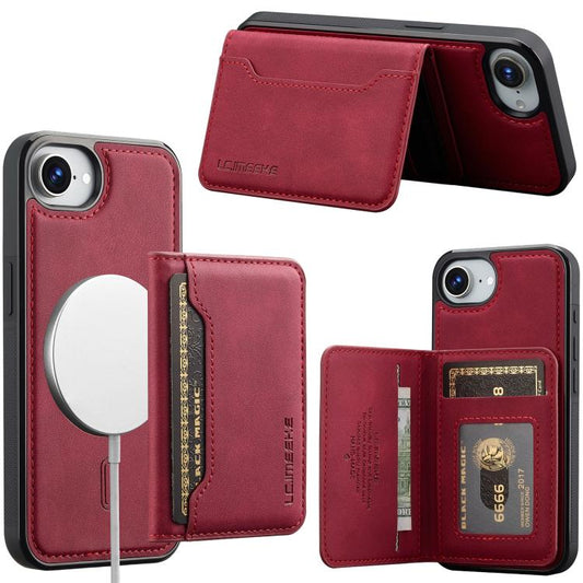 LC.IMEEKE L7 Series RFID Card Bag Magnetic Phone Case, For iPhone Air, For iPhone 16 Pro Max, For iPhone 16 Pro, For iPhone 16 Plus