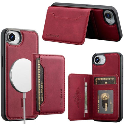 LC.IMEEKE L7 Series RFID Card Bag Magnetic Phone Case, For iPhone 18 Pro / 17 Pro, For iPhone 18 Pro Max / 17 Pro Max, For iPhone 17e / 16e, For iPhone 17