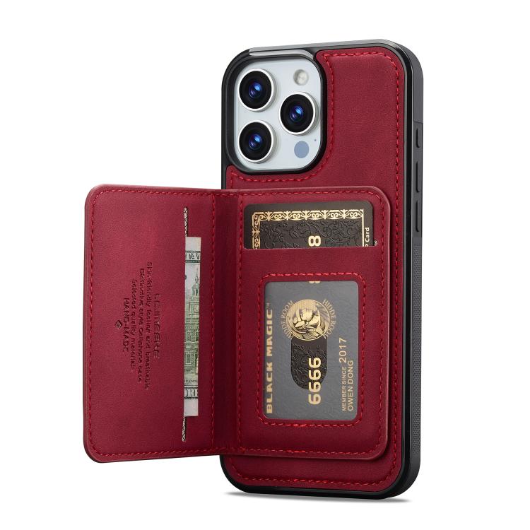 LC.IMEEKE L7 Series RFID Card Bag Magnetic Phone Case, For iPhone 13 Pro Max, For iPhone 13 Pro, For iPhone 13 mini / 12 mini, For iPhone 12 / 12 Pro