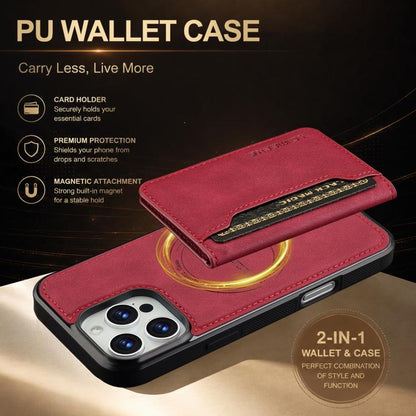 LC.IMEEKE L7 Series RFID Card Bag Magnetic Phone Case, For iPhone 12 Pro Max, For iPhone 11 Pro Max, For iPhone 11, For iPhone 11 Pro