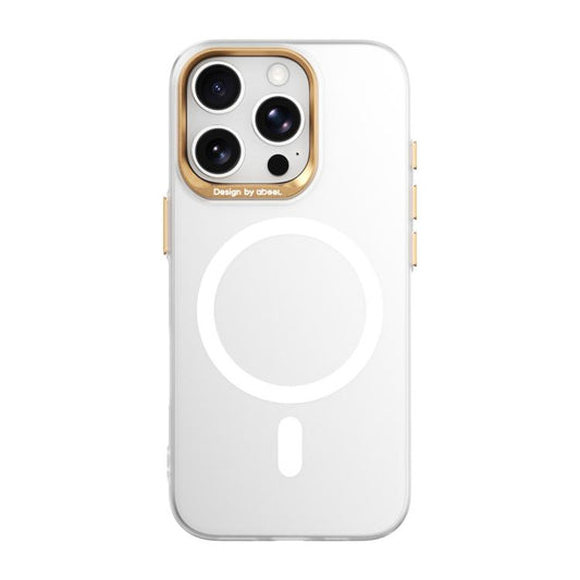 ABEEL Lightweight Semi Transparent Frosted Magnetic PC Phone Case, For iPhone 16 Pro, For iPhone 16