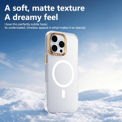 ABEEL Lightweight Semi Transparent Frosted Magnetic PC Phone Case, For iPhone 16 Pro, For iPhone 16