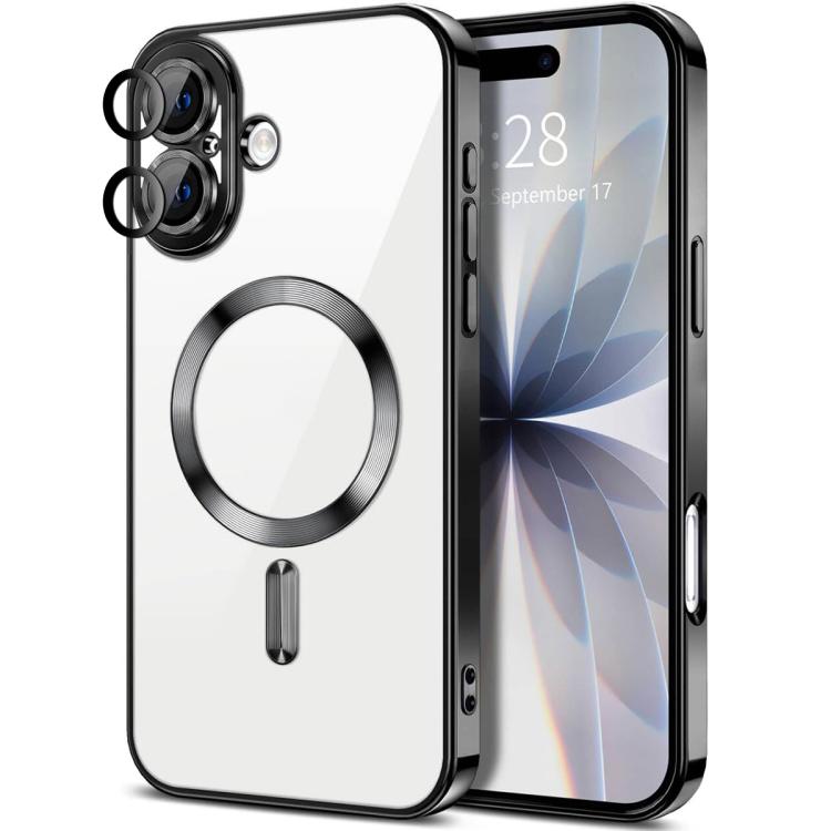 XDcase Electroplated TPU Magnetic Phone Case with Lens Film, For iPhone 17 Pro, For iPhone 17, For iPhone Air